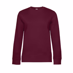 B&C Womens/Ladies Queen Crew Neck Jumper - XS, Dark Cherry