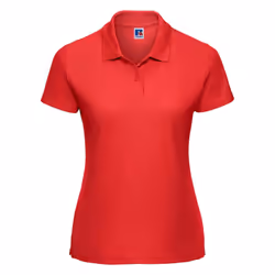 Russell Womens/Ladies Polycotton Classic Polo Shirt - S, Bright Red