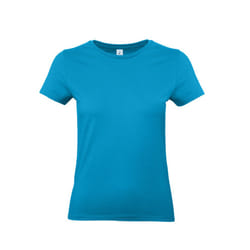 B&C Womens/Ladies E190 T-Shirt - XS, Atoll Blue
