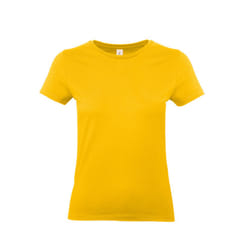B&C Womens/Ladies E190 T-Shirt - XS, Gold