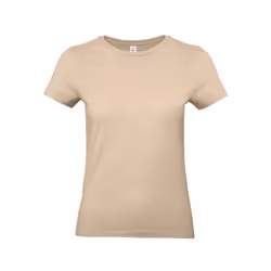 B&C Womens/Ladies E190 T-Shirt - XS, Sand