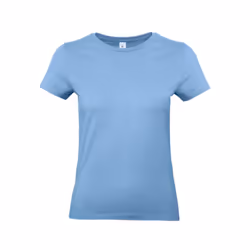 B&C Womens/Ladies E190 T-Shirt - XS, Sky Blue