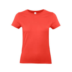 B&C Womens/Ladies E190 T-Shirt - XS, Sunset Orange