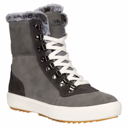 Trespass Womens/Ladies Korinna Suede Lace Up Snow Boots - 7 UK, Grey
