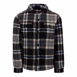 Trespass Boys Checkley Microfleece Shirt - 2-3 Years, Black