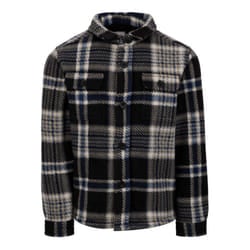 Trespass Boys Checkley Microfleece Shirt - 2-3 Years, Black