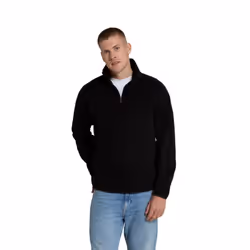 Mountain Warehouse Mens Stockholm Full Zip Fleece Jacket - XS, Jet Black