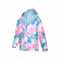Mountain Warehouse Childrens/Kids Aries Watercolour 3 in 1 Waterproof Jacket - 11-12 Years, Blue