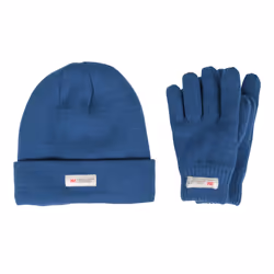 Mountain Warehouse Childrens/Kids Thinsulate Fleece Beanie & Gloves Set - S-M, Cobalt