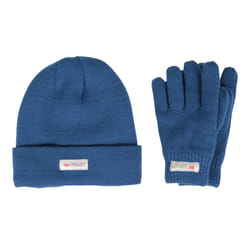 Mountain Warehouse Childrens/Kids Thinsulate Fleece Beanie & Gloves Set - S-M, Cobalt