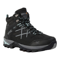Regatta Womens/Ladies Samaris III Walking Boots - 6.5 UK, Black/Bleached Aqua