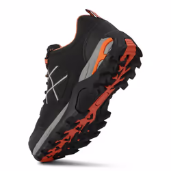 Regatta Womens/Ladies Samaris III Low Walking Shoes - 8 UK, Black/Satsuma