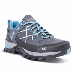 Regatta Womens/Ladies Samaris III Low Walking Shoes - 5 UK, Steel Grey/Turquoise