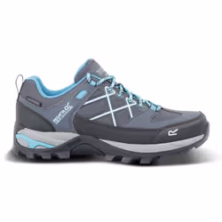 Regatta Womens/Ladies Samaris III Low Walking Shoes - 5 UK, Steel Grey/Turquoise