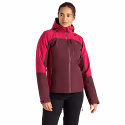Dare 2B Womens/Ladies Mountain Series Waterproof Jacket - 8 UK, Fig/Berry Pink