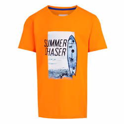 Regatta Childrens/Kids Bosley VII Surfboard T-Shirt - 13 Years, Persimmon