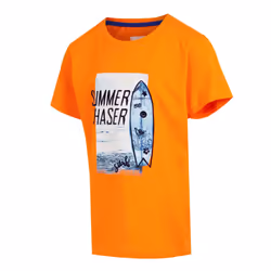 Regatta Childrens/Kids Bosley VII Surfboard T-Shirt - 13 Years, Persimmon