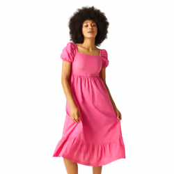 Regatta Womens/Ladies Emilrah Midi Dress - 14 UK, Hot Pink
