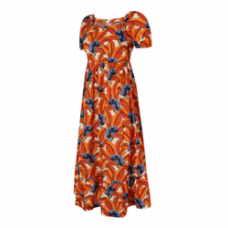 Regatta Womens/Ladies Orla Kiely Tropical Summer Dress - 10 UK, Orange