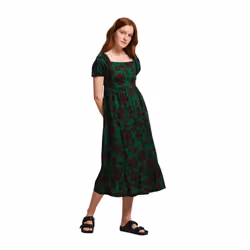 Regatta Womens/Ladies Orla Kiely Floral Summer Midi Dress - 12 UK, Green