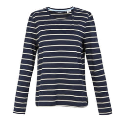 Regatta Womens/Ladies Federica II Stripe Long-Sleeved T-Shirt - 16 UK, Navy/Light Vanilla