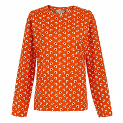 Regatta Womens/Ladies Orla Kiely Clover Long-Sleeved Winter T-Shirt - 8 UK, Red