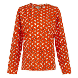 Regatta Womens/Ladies Orla Kiely Clover Long-Sleeved Winter T-Shirt - 8 UK, Red