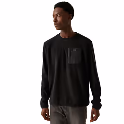 Regatta Mens Frankie Crew Neck Sweatshirt - M, Black