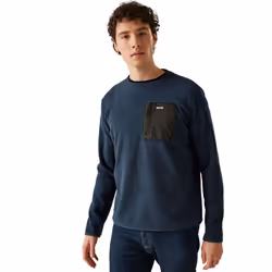 Regatta Mens Frankie Crew Neck Sweatshirt - XXL, Navy