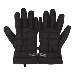 Regatta Unisex Adult Padded Stretch Logo Gloves - L-XL, Black