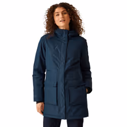 Regatta Womens/Ladies Voltera Heated Waterproof Jacket - 14 UK, Navy