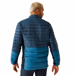 Regatta Mens Leedre Colour Block Hybrid Jacket - M, Moonlight Denim/Moroccan Blue