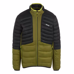 Regatta Mens Leedre Colour Block Hybrid Jacket - S, Nephrite Green/Black