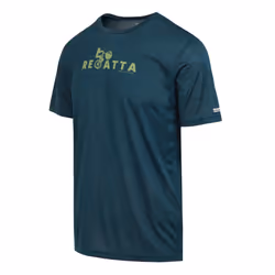 Regatta Mens Fingal VIII Cycle Marl T-Shirt - XXL, Moroccan Blue