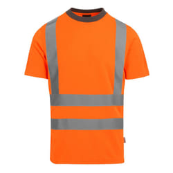 Regatta Professional Mens Hi-Vis Safety T-Shirt - S, Orange