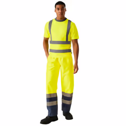 Regatta Professional Mens Hi-Vis Safety T-Shirt - 4XL, Yellow