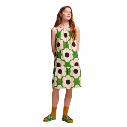 Regatta Womens/Ladies Orla Kiely Sixties Daisy Sleeveless Summer Dress - 14 UK, Green