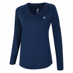 Dare 2B Womens/Ladies Discern Long Sleeve T-Shirt - 14 UK, Moonlight Denim