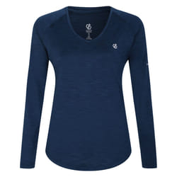 Dare 2B Womens/Ladies Discern Long Sleeve T-Shirt - 18 UK, Moonlight Denim