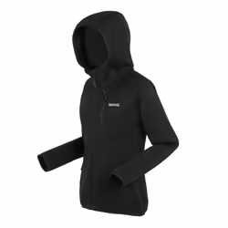 Regatta Womens/Ladies Newhill Marl Hooded Fleece Jacket - 20 UK, Black