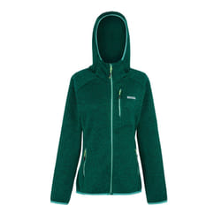 Regatta Womens/Ladies Newhill Marl Hooded Fleece Jacket - 18 UK, Rainforest