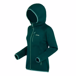 Regatta Womens/Ladies Newhill Marl Hooded Fleece Jacket - 18 UK, Rainforest