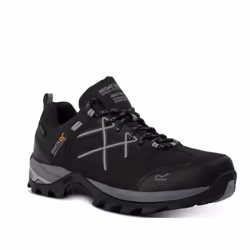 Regatta Mens Samaris III Low Walking Shoes - 9.5 UK, Black/Granite