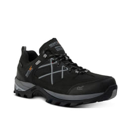 Regatta Mens Samaris III Low Walking Shoes - 6.5 UK, Black/Granite