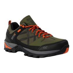 Regatta Mens Samaris III Low Walking Shoes - 6.5 UK, Cypress Green/Blaze Orange