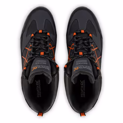 Regatta Mens Samaris III Low Walking Shoes - 6.5 UK, Granite/Blaze Orange