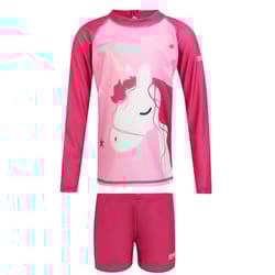 Regatta Childrens/Kids Luna The Unicorn Rash Guard - 12-18 Months, Sweet Pink