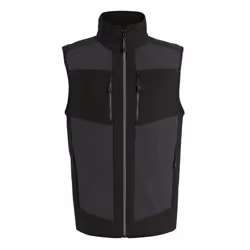 Regatta Mens E-Volve Colour Block Softshell Body Warmer - XS, Ash/Black