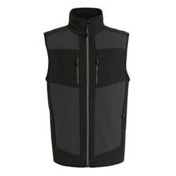 Regatta Mens E-Volve Colour Block Softshell Body Warmer - 3XL, Ash/Black