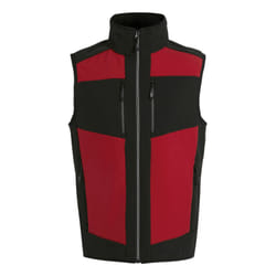 Regatta Mens E-Volve Colour Block Softshell Body Warmer - XXL, Classic Red/Black